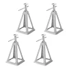 Steunenset van 4 stuks aluminium - 1