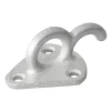 Touwhaak metaal met oog 70x45mm 5 stuks in blister - 2