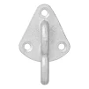 Touwhaak metaal met oog 70x45mm 5 stuks in blister - 4