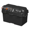 Accubak 35x18x20cm 2x USB - 1x 12V stekkerdoos - Voltmeter - 1