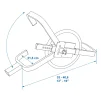 Wielklem 13 - 16 inch met stalen schijf - 4