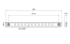 Binnenverlichting langwerpig 12V wit - 2