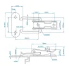 Tegenstuk voor spansluiting 110x48mm - 3