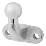 Trekhaakkogel zilver haaks