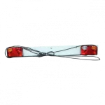 Verlichtingsbalk met 2x 5 functielampen 137cm breedt