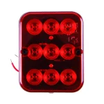Mistachterlicht 100x81mm 19LED