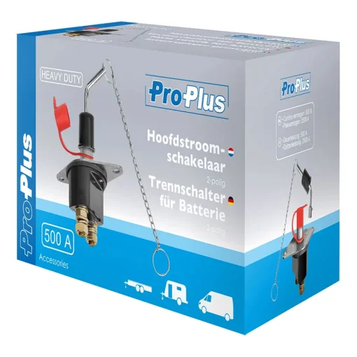Hoofdstroomschakelaar Heavy Duty 2-polig