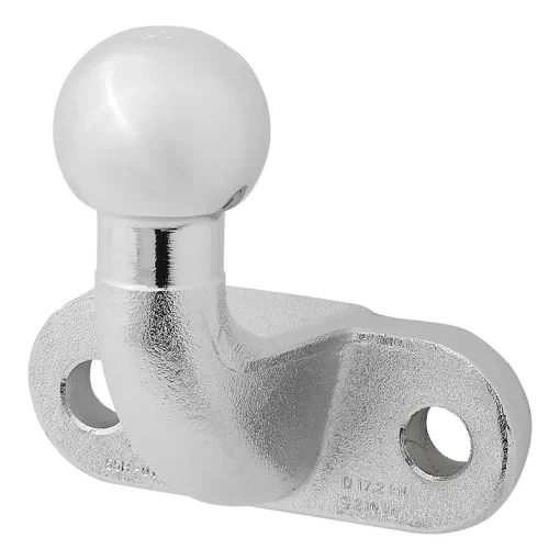 Trekhaakkogel zilver haaks