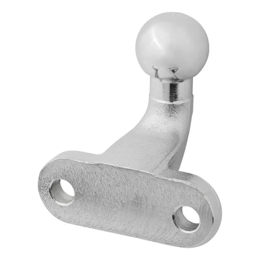 Trekhaakkogel zilver haaks