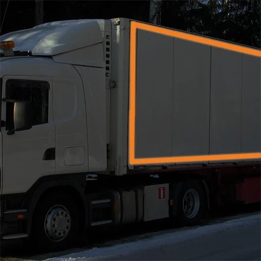 Reflecterend tape 3M oranje 50mm/2meter