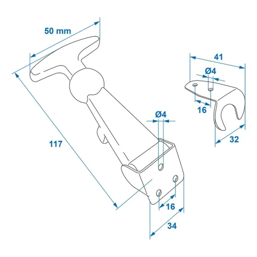 Motorkaptrekker 12cm
