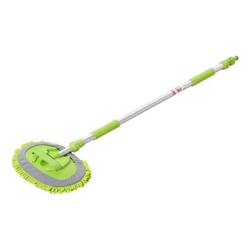 Wasborstel chenille telescopische steel 1,65 meter