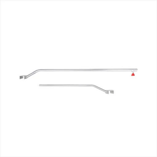 Drager aluminium uitschuifbaar 132-204cm voor aanhangerzeil