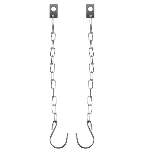 Borgketting metaal 24cm set van 2 stuks in blister