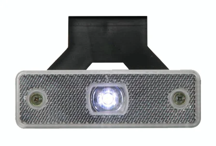 WAS markeringslamp W44 Wit LED 12/24V Click-in