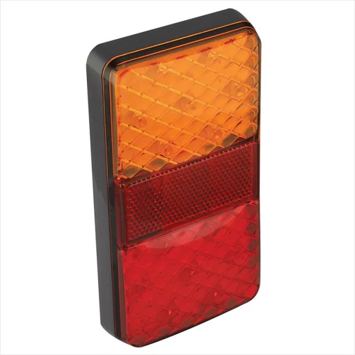 Achterlicht 12/24V 4 functies 80x150mm LED