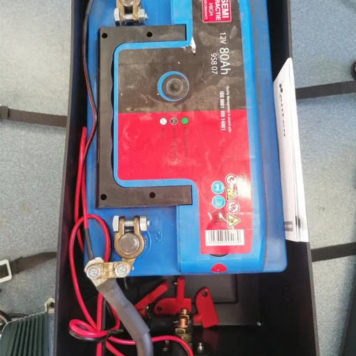 Accupakket 80Ah compleet t.b.v. electrische lier