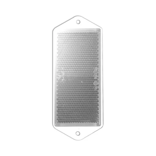 Reflector 125x50mm schroef wit