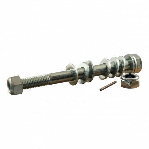 Safety montage set M14 Bestaande uit: 1xbout, 1xbreekmoer+pen